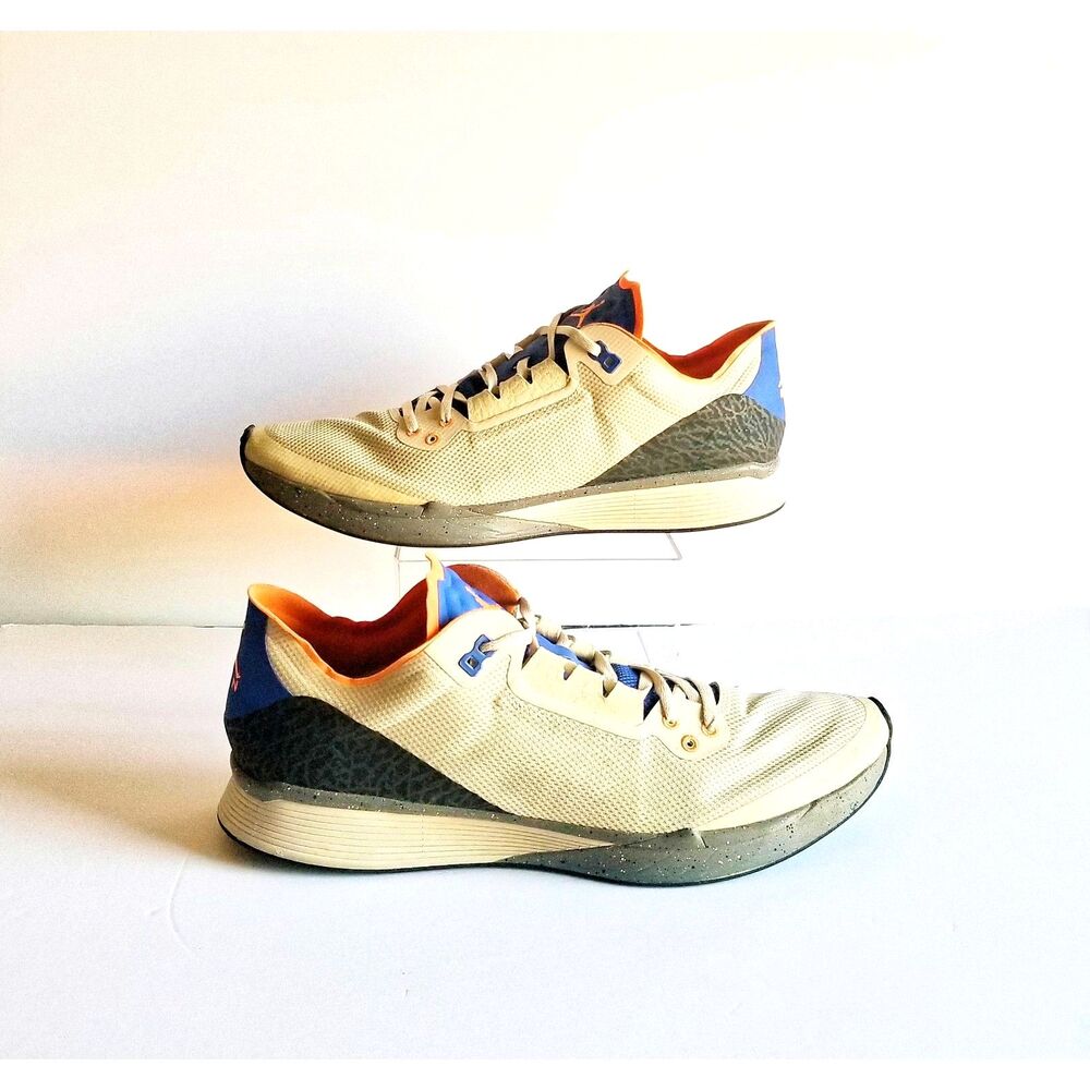 NIKE Jordan 88 Racer Mowabb Sneakers 15 49.5 Birch Bright Mandarin AV1200-200 - Picture 7 of 14